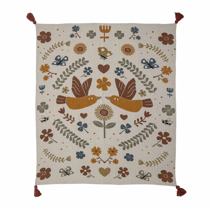 Bloomingville - Dorell Overgooi, 130 X 160 Cm, Bruin 4 Bloomingville - Dorell Overgooi, 130 X 160 Cm, Bruin - Afbeelding 2