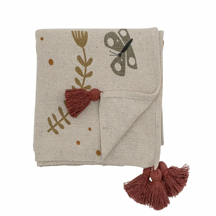 Bloomingville - Dorell Overgooi, 130 X 160 Cm, Bruin 3 Bloomingville - Dorell Overgooi, 130 X 160 Cm, Bruin