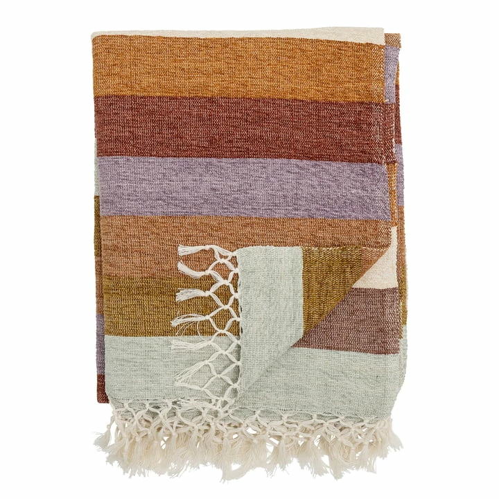 Bloomingville - Lucilla Deken, 125 X 150 Cm, Paars 3 Bloomingville - Lucilla Deken, 125 X 150 Cm, Paars