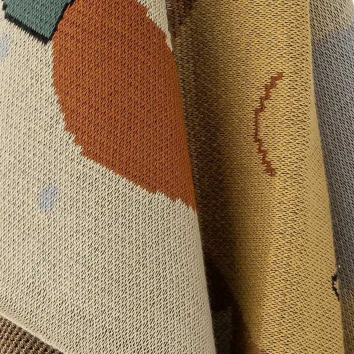 Bloomingville - Vigge Deken 100 X 80 Cm, Geel 6 Bloomingville - Vigge Deken 100 X 80 Cm, Geel - Afbeelding 4