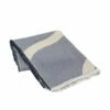 Broste Copenhagen - Tide Wollen Deken 1 Broste Copenhagen - Tide Wollen Deken -CONNOX Winkel Broste Copenhagen Tide Decke 130 x 180 cm maritime blue
