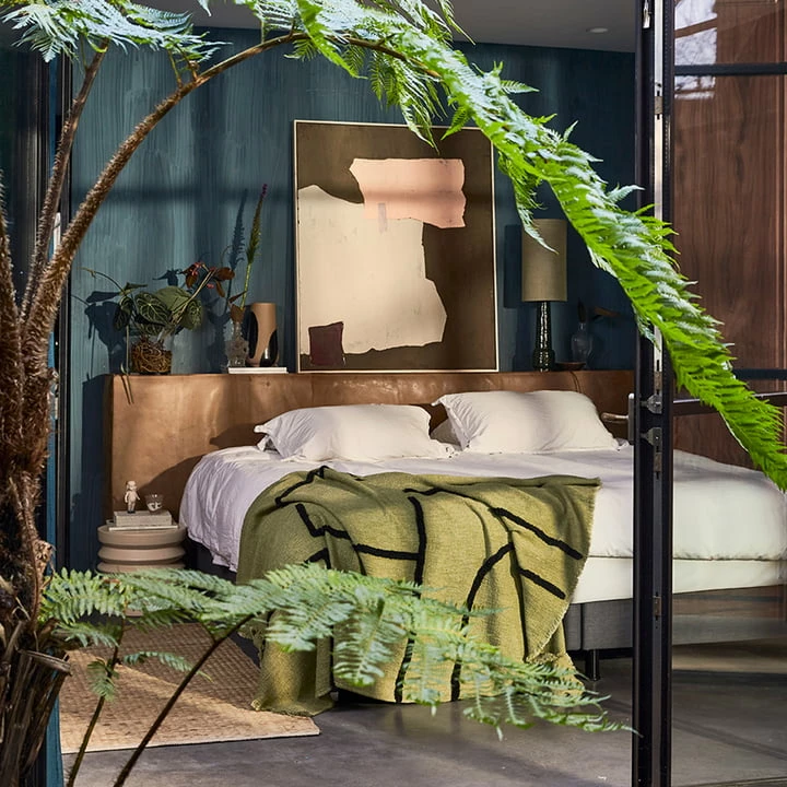 HKliving - Deken Met Streepjesmotief 5 HKliving - Deken Met Streepjesmotief - Afbeelding 3