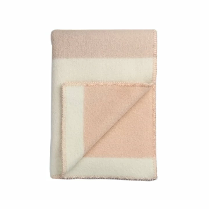 Røros Tweed - Bergstaden Wollen Deken 200 X 135 Cm, Blauw/roze 3 Røros Tweed - Bergstaden Wollen Deken 200 X 135 Cm, Blauw/roze