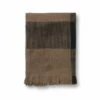 Ferm Living - Dry Wollen Deken, Sugar Kelp / Zwart -CONNOX Winkel ferm Living Dry Wolldecke sugar kelp schwarz