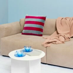 Hay - Mono Wollen Deken -CONNOX Winkel hay soft stripe cushion 50 x 50 cm Ambiente 3